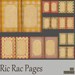 Ric Rac Journal Papers, Printable, Scrapbook, Digital, Printable ...