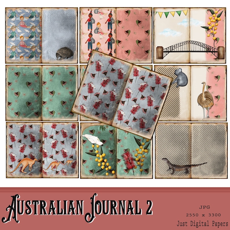 Journal Papers, Australian Journal, Australia Scrapbook, Papers