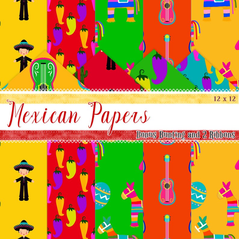 Mexico Paper Mexican Paper Fiesta Paper Party Paper | Etsy