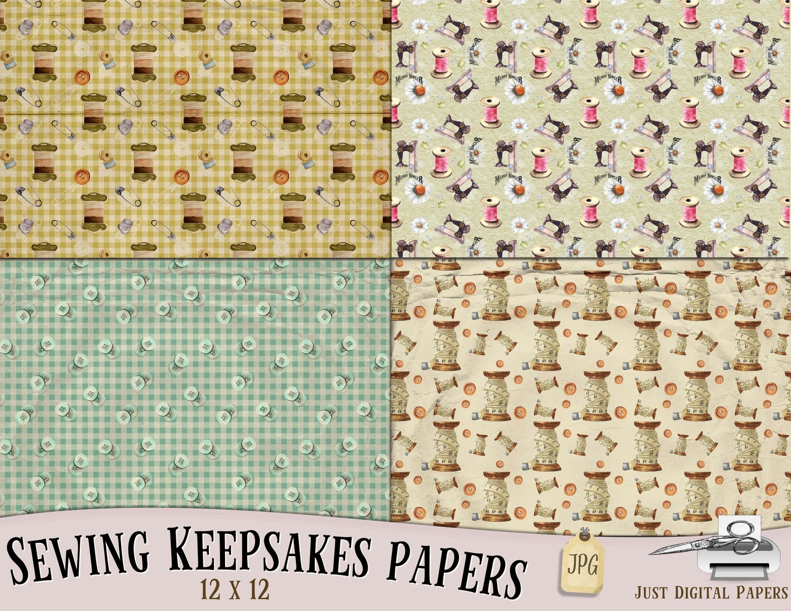 Sewing Papers Craft Papers Sew Papers Machine Paper Etsy UK
