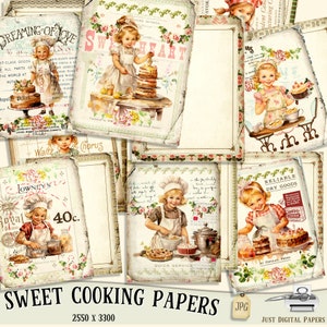 Kitchen Papers, Cooking Journal, Kitchen Scrapbook, Papers, Cooking ...