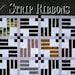 Strip Ribbons Quilt Pieced Quilting Pattern From G.E. Quilt Designs ...