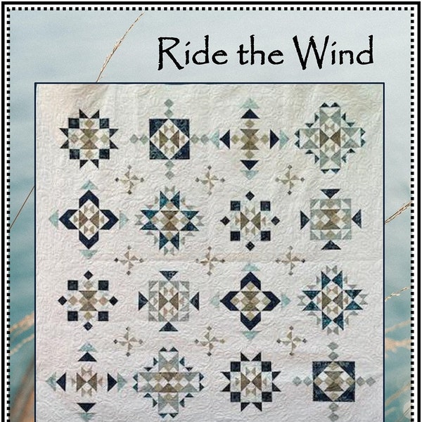 Ride The Wind Quilt Quilting Pattern From Whirligig Designs BRAND NEW, Please See Item Description and Pictures For More Information!