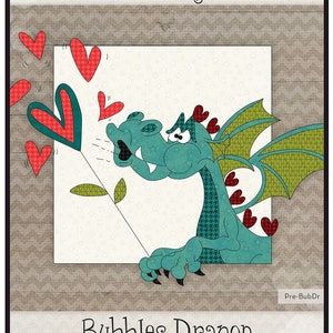 Bubbles Dragon Applique Kit From The Whole Country Caboodle BRAND NEW, Please See Description and Pictures For More Information!