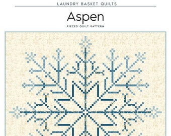Aspen Quilt Quilting Pattern From Laundry Basket Quilts BRAND NEW, Please See Description and Pictures For More Information!