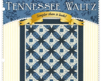 Tennessee Waltz Quilt Quilting and Sewing Pattern From Shabby Fabrics NEW, Please See Description and Pictures For More Information!