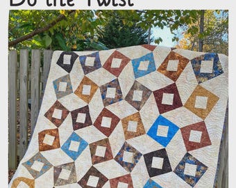 Do the Twist Quilt Pattern, From Christine Quilts BRAND NEW, Please See Details and Pictures Below For More Information!