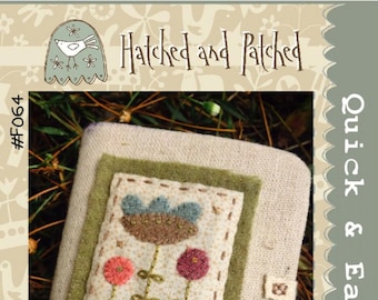 Little Flower Needlebook, From Hatched and Patched BRAND NEW, Please See Description For More Information!