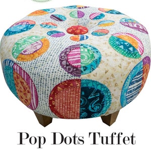 Pop Dots Tuffet Quilting and Sewing Pattern, From Bella Nonna Quilt BRAND NEW, Please See Description and Pictures For More Information!