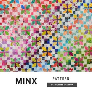 Minx Quilt Quilting Pattern, From Jen Kingwell Designs NEW, Please See Item Description and Pictures For More Info!