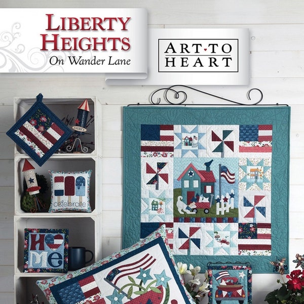 Liberty Heights On Wander Lane Quilt Quilting Pattern, From Art To Heart BRAND NEW. Please See Description and Pictures For More Information