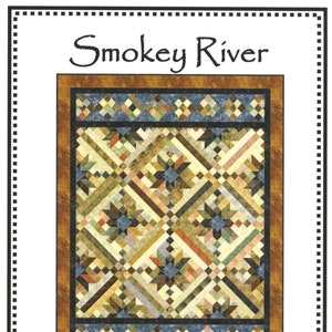 Smokey River Quilt Quilting Pattern From Whirligig Designs BRAND NEW, Please See Item Description and Pictures For More Info!