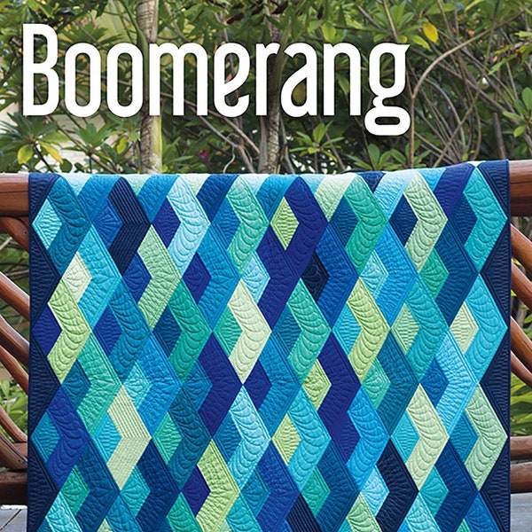 Boomerang Pieced Quilt Quilting Pattern From Jaybird Quilts BRAND NEW, Please See Description and Pictures For More Information!