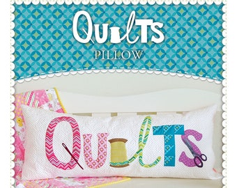Quilts Pillow Applique, Quilting and Sewing Pattern From Shabby Fabrics BRAND NEW, Please See Description For More Information!
