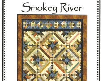 Smokey River Quilt Quilting Pattern From Whirligig Designs BRAND NEW, Please See Item Description and Pictures For More Info!