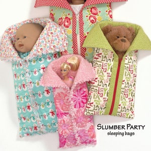 Slumber Party Sleeping Bags Sewing and Quilting Pattern From Atkinson Designs NEW, Please See Description and Pictures For More Information!