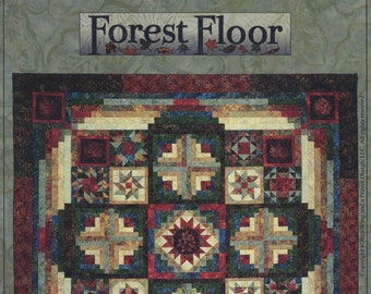 Forest Floor Quilt Quilting Pattern From Wing And A Prayer Design BRAND NEW, Please See Description and Pictures For More Information!