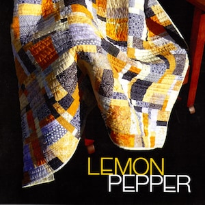 Lemon Pepper Quilt, A Quilting Pattern From Madison Cottage Design BRAND NEW, Please See Description and Pictures For More Information!