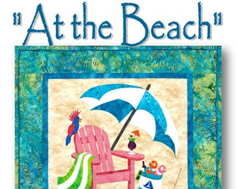 At The Beach Quilt Quilting Pattern, From Sweet Season Quilts NEW, Please See Description and Pictures For More Information!