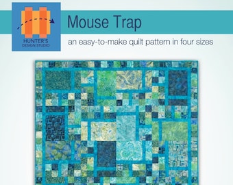 Mouse Trap Quilt Quilting Pattern From Hunter's Design Studio NEW, Please See Description and Pictures For More Information!