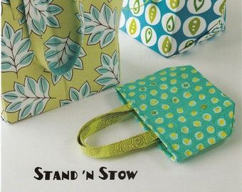 Stand N Stow Bags Sewing and Quilting Pattern From Atkinson Designs BRAND NEW, Please See Description and Pictures For More Information!