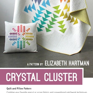 Crystal Cluster Quilt Quilting Pattern, From Elizabeth Hartman BRAND NEW, Please See Description and Pictures For More Information!