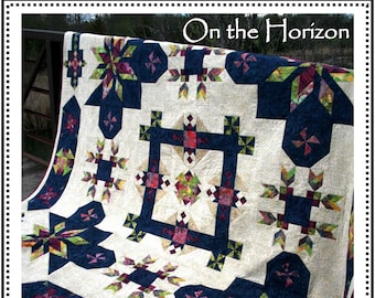 On The Horizon Quilt Complete Quilting Pattern From Whirligig Designs BRAND NEW, Please See Item Description and Pictures For More Info!