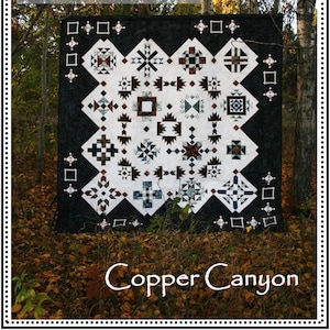 Copper Canyon BOM Quilt Quilting Pattern From Whirligig Designs BRAND NEW, Please See Item Description and Pictures For More Info!