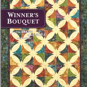 Winner&#39;s Bouquet Quilt Quilting Pattern, With Templates From Atkinson Designs NEW, Please See Description and Pictures For More Information!
