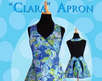 Clara Apron Sewing Pattern From Rebecca Ruth Designs BRAND NEW, Please See Description and Pictures For More Information!
