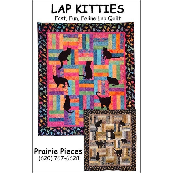 Lap Kitties Quilt Quilting Pattern From Wing And A Prayer Design BRAND NEW, Please See Description and Pictures For More Information!