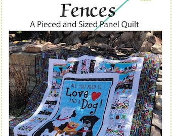 Fences Quilt Quilting Pattern, From Quilting Renditions BRAND NEW, Please See Description and Pictures For More Information!