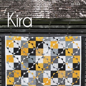 Kira Quilt Pieced Quilting Pattern From G.E. Quilt Designs BRAND NEW, Please See Description and Pictures For More Information!