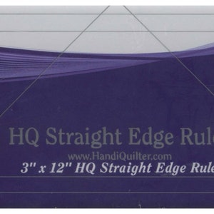 Handi Quilter HQ Straight Edge Ruler 3 x 12