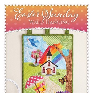 Easter Sunday Wall Hanging Sewing and Applique Pattern From Shabby ...