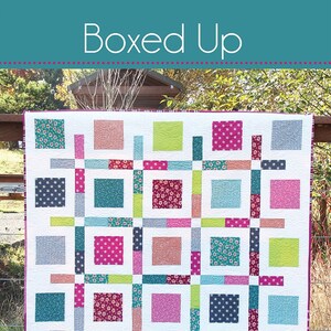 Boxed Up Quilt Quilting Pattern From Cluck Cluck Sew Patterns BRAND NEW, Please See Description and Pictures For More Information!