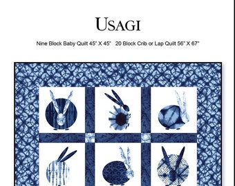 Usagi Quilt Quilting Pattern From Calico Carriage Quilt Designs NEW, Please See Description and Pictures For More Information!