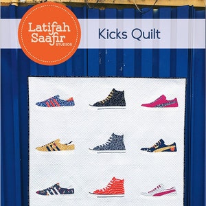 Kicks Sneakers Quilt Quilting Pattern From Latifah Saafir Studios BRAND NEW, Please See Description and Pictures For More Information!