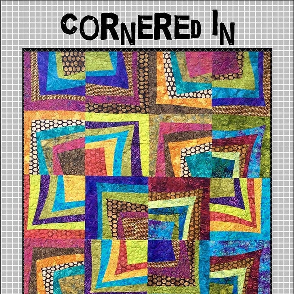 Cornered In Quilt Quilting Pattern, From Saginaw Street Quilts BRAND NEW, Please See Description and Pictures For More Information!