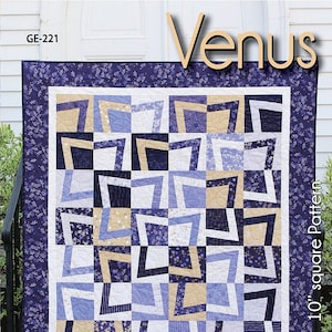 Venus Quilt Quilting Pattern From G.E. Quilt Designs BRAND NEW, Please See Description and Pictures For More Information!