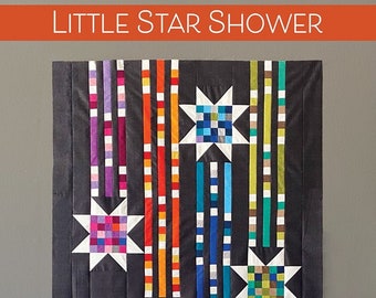 Little Star Shower Quilt Quilting Pattern From Robin Pickens Quilt Patterns NEW, Please See Description and Pictures For More Information!