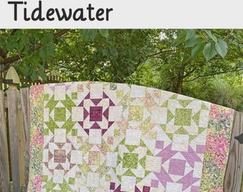 Tidewater Quilt Pattern, From Christine Quilts BRAND NEW, Please See Details and Pictures Below For More Information!