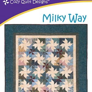 Milky Way Quilt Quilting Pattern From Cozy Quilt Designs BRAND NEW, Please See Description and Pictures For More Information!