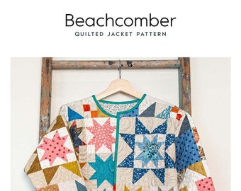 Beachcomber Quilted Jacket Quilting Pattern From Laundry Basket Quilts BRAND NEW, Please See Description and Pictures For More Information!