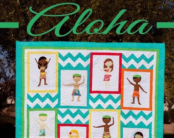 Aloha Quilt Quilting Pattern From On Williams Street BRAND NEW, Please See Description and Pictures For More Information!