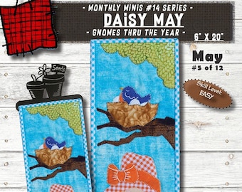 Daisy May Wall Hanging Pattern From Patch Abilities Patterns BRAND NEW, Please See Description and Pictures For More Information!
