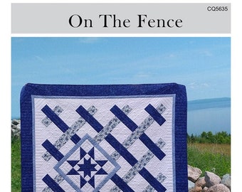 On The Fence Quilt Quilting Pattern, From Canuck Quilter Designs BRAND NEW, Please See Description and Pictures For More Information!