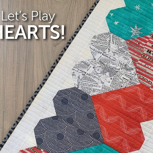let's play hearts quilt pattern