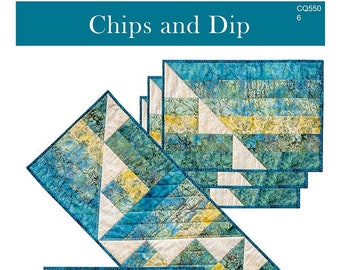 Chips and Dip Table Runner Quilting Pattern, From Canuck Quilter Designs NEW, Please See Description and Pictures For More Information!