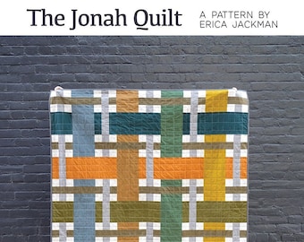 The Jonah Quilt Quilting Pattern From Kitchen Table Quilting BRAND NEW, Please See Description and Pictures For More Information!